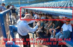 YANKEE STADIUM DUGOUT PAD DISPLAY Ruth Mantle DiMaggio Jeter Maris Judge Yogi