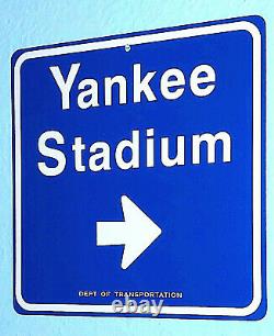 YANKEE STADIUM METAL REPLICA SIGN New York Mantle Jeter Mattingly Ruth Judge