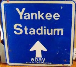 YANKEE STADIUM METAL REPLICA SIGN New York Mantle Jeter Mattingly Ruth Judge