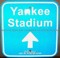 YANKEE STADIUM METAL REPLICA SIGN New York Mantle Jeter Mattingly Ruth Judge