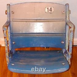YANKEE STADIUM SEAT 14 Jeter Mattingly Judge Mantle Gehrig DiMaggio Ruth Maris