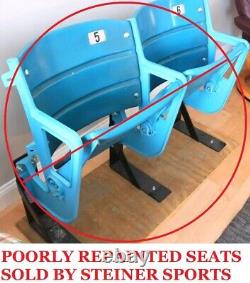 YANKEE STADIUM SEAT 5 ORIGINAL PAINT Jeter Mattingly Mantle Maris DiMaggio Judge