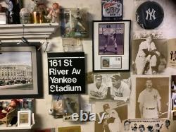 YANKEE STADIUM sign original 161 St River Avenue Subway