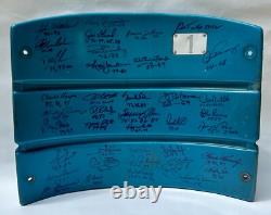 YANKEE Stadium Seatback #1 SIGNED Derek Jeter & 38 Greats Game Used Steiner COA