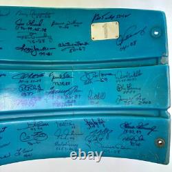 YANKEE Stadium Seatback #1 SIGNED Derek Jeter & 38 Greats Game Used Steiner COA
