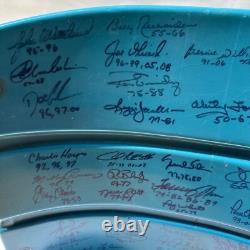 YANKEE Stadium Seatback #1 SIGNED Derek Jeter & 38 Greats Game Used Steiner COA
