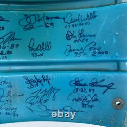 YANKEE Stadium Seatback #1 SIGNED Derek Jeter & 38 Greats Game Used Steiner COA