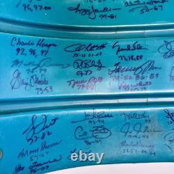 YANKEE Stadium Seatback #1 SIGNED Derek Jeter & 38 Greats Game Used Steiner COA