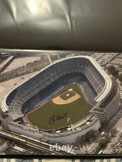 YOGI BERRA SIGNED OLD YANKEE STADIUM 11x14 PHOTO NEW YORK YANKEES MINT