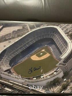 YOGI BERRA SIGNED OLD YANKEE STADIUM 11x14 PHOTO NEW YORK YANKEES MINT