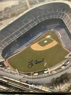 YOGI BERRA SIGNED OLD YANKEE STADIUM 11x14 PHOTO NEW YORK YANKEES MINT