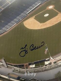 YOGI BERRA SIGNED OLD YANKEE STADIUM 11x14 PHOTO NEW YORK YANKEES MINT