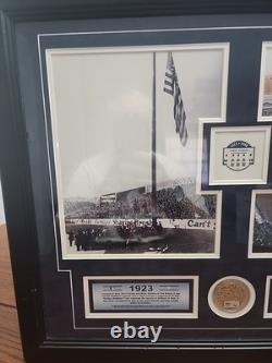 Yankee Stadium 1923-2008 Framed Picture withStadium Dirt Steiner LOA Very Rare