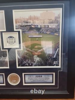 Yankee Stadium 1923-2008 Framed Picture withStadium Dirt Steiner LOA Very Rare
