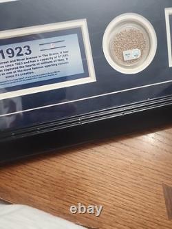 Yankee Stadium 1923-2008 Framed Picture withStadium Dirt Steiner LOA Very Rare