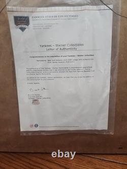 Yankee Stadium 1923-2008 Framed Picture withStadium Dirt Steiner LOA Very Rare