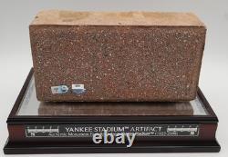 Yankee Stadium Artifact Monument Park Brick MLB Cert