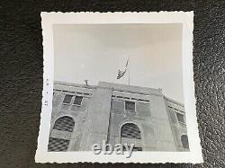 Yankee Stadium August 3 1957 Type 1 Original Photo Vintage Snapshot NYC Rare 50s