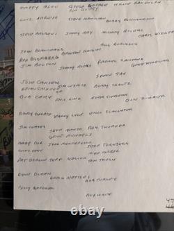 Yankee Stadium Autographed 35x16 By Numerous Players