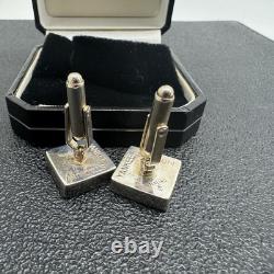 Yankee Stadium Cufflinks Authentic 1973 Seats Weathered Wood in Box with COA