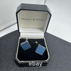 Yankee Stadium Cufflinks Authentic 1973 Seats Weathered Wood in Box with COA