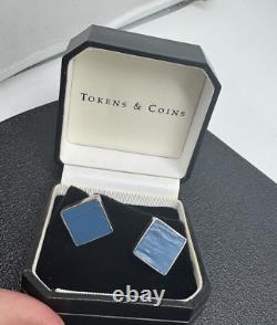 Yankee Stadium Cufflinks Authentic 1973 Seats Weathered Wood in Box with COA