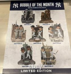 Yankee Stadium Exclusive Limited Edition Bobble Head Set Of 7