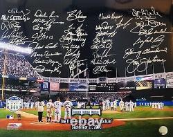 Yankee Stadium Final Game 16x20 Photo Signed by 38 Kubek, Raines, Perry, Gooden