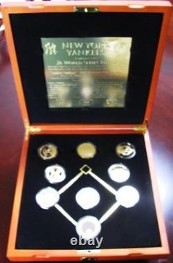 Yankee Stadium Final Season Commemorative Coin Set 2008 Rare Yankees Jeter