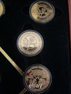 Yankee Stadium Final Season Commemorative Coin Set 2008 Rare Yankees Jeter Ruth