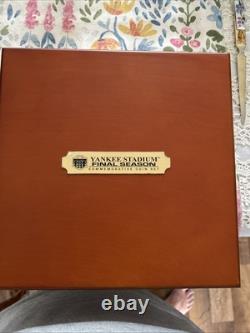 Yankee Stadium Final Season Commemorative Coin Set 2008 Rare Yankees Jeter Ruth