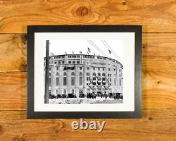 Yankee Stadium First Opens April 18, 1923 Matted & Framed Sports Hanging