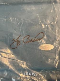 Yankee Stadium Game Issued Seat Back Signed Auto By Yogi Berra Coa