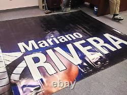Yankee Stadium Game Used River Av Mariano Rivera Vinyl Banner Display Panel Sign