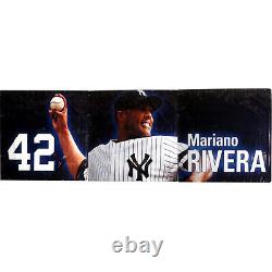 Yankee Stadium Game Used River Av Mariano Rivera Vinyl Banner Display Panel Sign