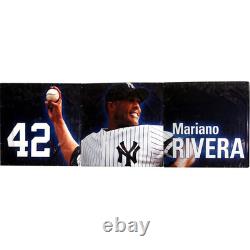 Yankee Stadium Game Used River Av Mariano Rivera Vinyl Banner Display Panel Sign