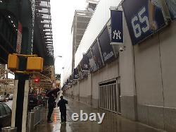 Yankee Stadium Game Used River Av Mariano Rivera Vinyl Banner Display Panel Sign