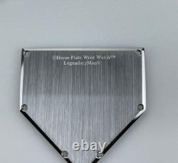 Yankee Stadium Home Plate Watch Mens Baseball Gift, Swiss Movement. US Design