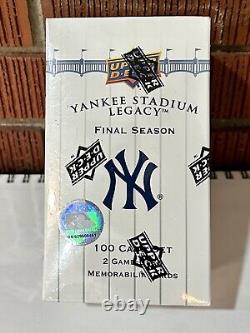 Yankee Stadium Legacy Final Season 100 Card Baseball Set NewithSealed- Rare