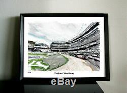 Yankee Stadium New York Yankees Kunst Design Modern Football NFL Bild Pop Art
