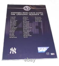 Yankee Stadium Ny Game Used Suite Level Player #43 History Sign Gene Michael +