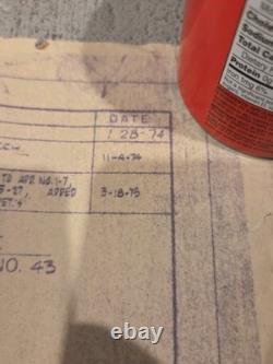 Yankee Stadium Remodeled 1974 Original Blue Print Whiteprint Blueline Used