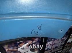 Yankee Stadium SeatBack Signed Mattingly, Torre, Reggie, Goose, Cano & Brosius