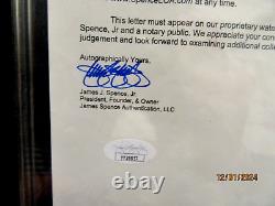Yankee Stadium Seatback With Mickey Mantle Artwork And Cut Signature Jsa