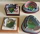 Yankee Stadium + Shea Stadium + Ebbets Field Danbury Mint Replicas Free Shipping