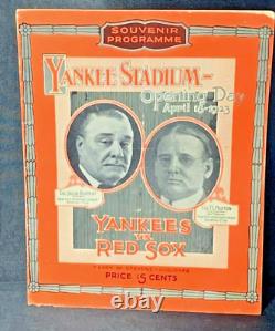 Yankee Stadium Souvenir Program 1923 Reprint 1973