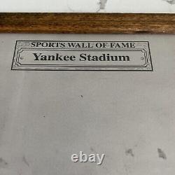 Yankee Stadium Sports Wall of Fame #030 Genuine MLB photo. Opening day 1923