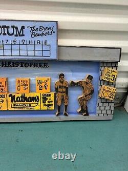 Yankee Stadium The Bronx Bombers Handmade Wooden Piece From 1994 GO YANKEES
