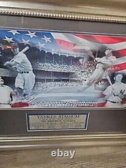 Yankee Stadium The Immortal Yankees Beautiful Picture Certified All American