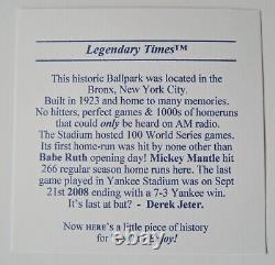 Yankee Stadium seat watch. Swiss Movement + Case Fathers Day Gift USA Crafted
